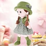 iEasey Adorable Baby Girl Rag Doll with Removable Dress Hat 35cm view 2