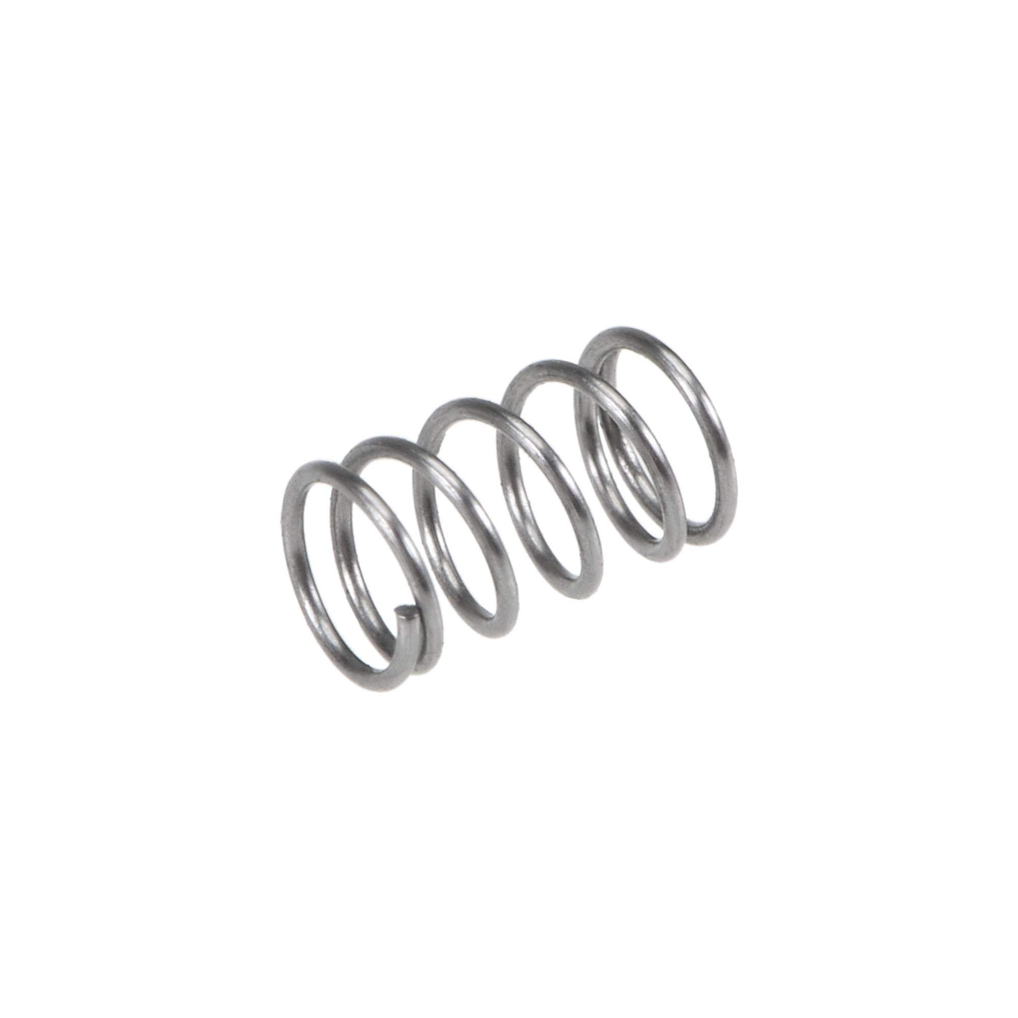 sourcing map Compressed Spring,0.12 Inch OD, 0.01 Inch Wire Size, 0.08 Inch Compressed Length, 0.2 Inch Free Length,2.6N Load Capacity,Gray,10pcs