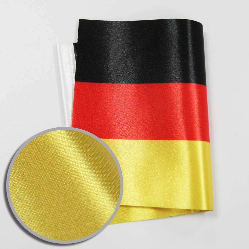 Germany Table Flag 9" x 6"- German Desktop Desk Office Flag on Stand Base, for Party Events Celebration School Decorations Supplies - Image 3