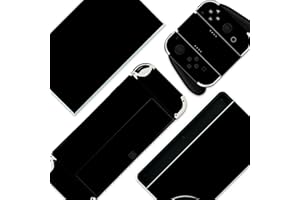 BelugaDesign Solid Color Switch Skin | Cute Pastel Sticker Wrap Vinyl Decal | Compatible for Nintendo Switch (Switch OLED, Bl