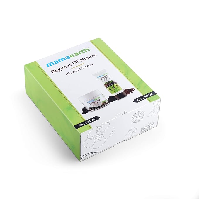 Download Buy Mamaearth Charcoal Secrets C3 Face Mask 100ml Charcoal Facewash 100ml With Charcoal Coffee Online At Low Prices In India Amazon In PSD Mockup Templates