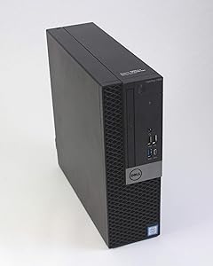 Dell Optiplex 7050 Small Form Desktop, Intel Quad Core i7 6700 3.4Ghz, 16GB DDR4, 512GB SSD Hard Drive, USB Type C, DVD-RW, HDMI, Windows 10 Pro (Renewed)