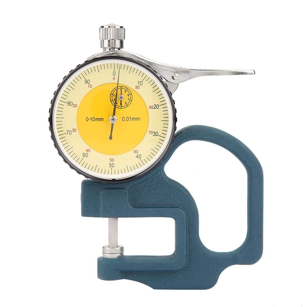 micrometer, Digital Thickness Gauge Meter Paper Metal Card High Precision Pointer Display Caliper Electronic Micrometer Measuring Tool 0-0.4''(0-10mm)