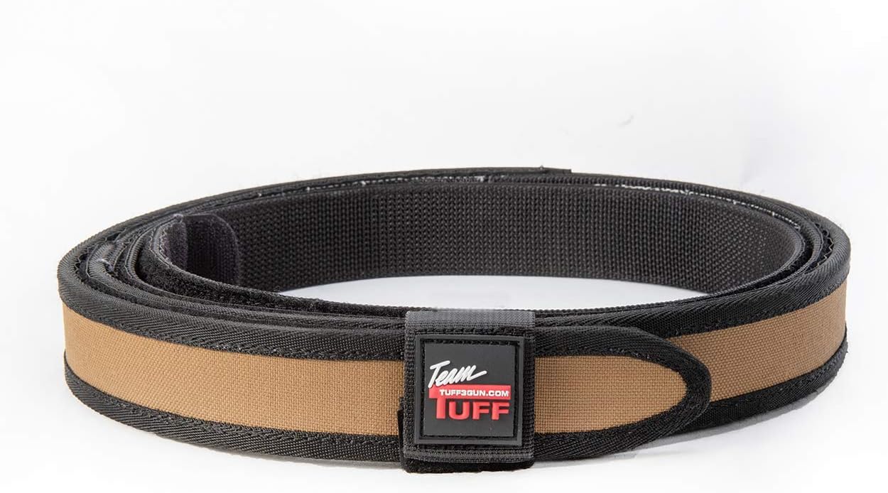 TUFF SureFit Competition Belt Set Inner and Outer Belt with Keeper
