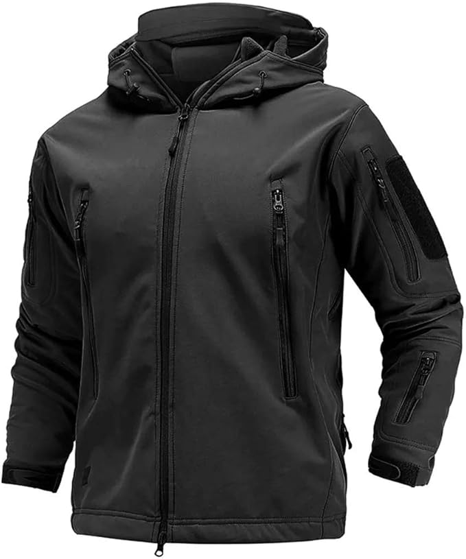 Chamarra Shark impemeable Skin Unisex Térmica c/Gorro, Capucha Ropa