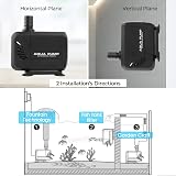 LIFERUN 40W Submersible Pond Pump 3000 L/H 2.8m Head 3 Nozzles 19/22/25mm view 6