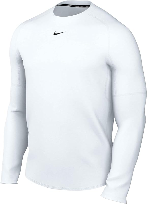 FB7919-100 M NP DF Tight Top LS Maglia Lunga Uomo White/Black Taglia L