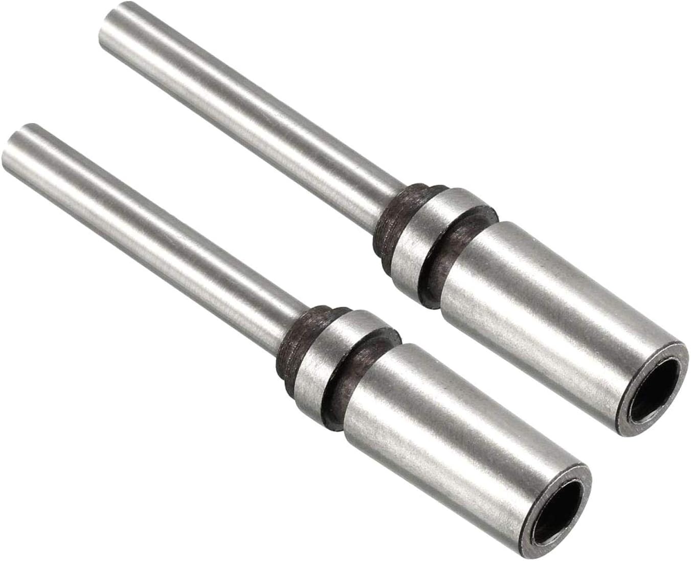 Sepikey 2PCS Hollow Paper Drill Bit for Taper Shank Punch silver