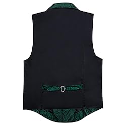 Barry.Wang Dark Green Victorian Vest Loki Men