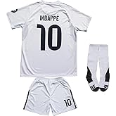 ORGBRAIN #10 Football Soccer Kids Jersey Shorts Socks Set Youth Sizes