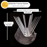 Defender Bird Spikes 5m Gutter Spike Pack for Pigeons & Seagulls view 9