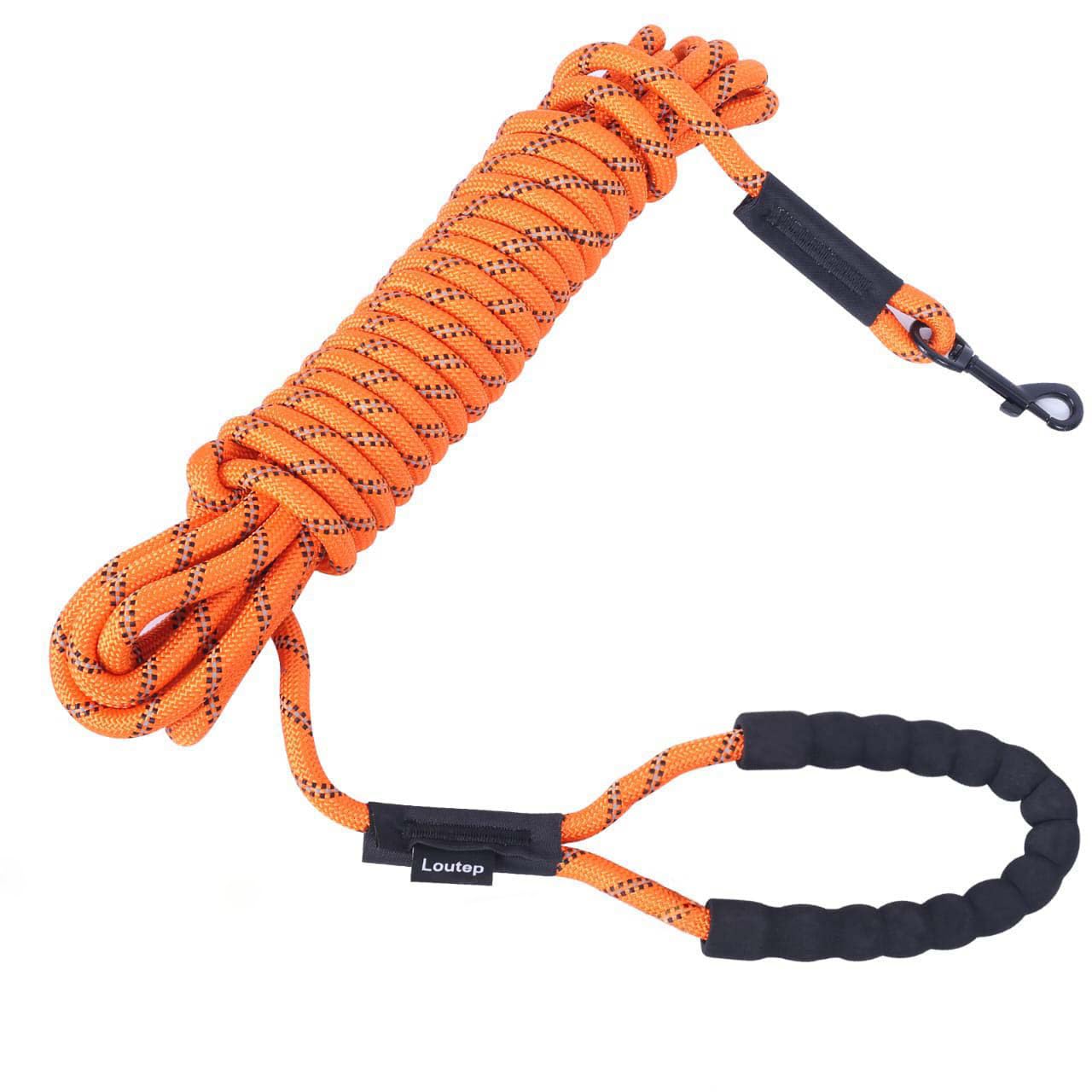 Loutep Training Lead For Dogs 3m 5m 10m 15m 20m 25m 30m Longline Leash Extra Long Rope Recall Long Line Dog Lead For Puppy Small Medium And Large Dogs