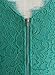 Berydress 3/4 Sleeve Full Zip Back Short Lace Cocktail Dress (4, Green)