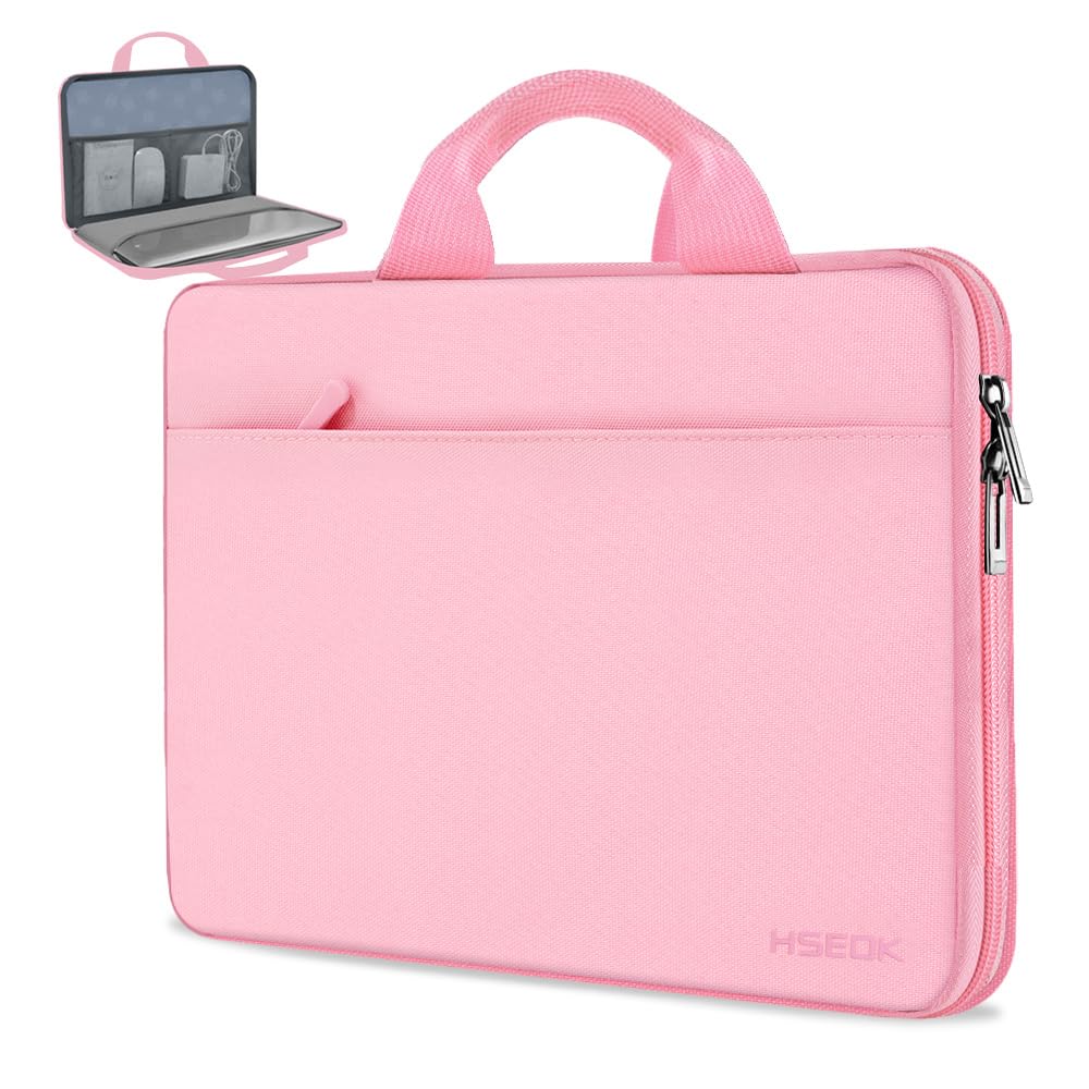 HSEOK Laptop Sleeve 13.3 Inch Case Briefcase Compatible with MacBook Pro 14 inch 2021 M1 Pro/M1 Max A2442 and All Model of 13.3 Inch MacBook Air/Pro, XPS 13, Most Popular 13"-13.5" Notebooks, P02K01