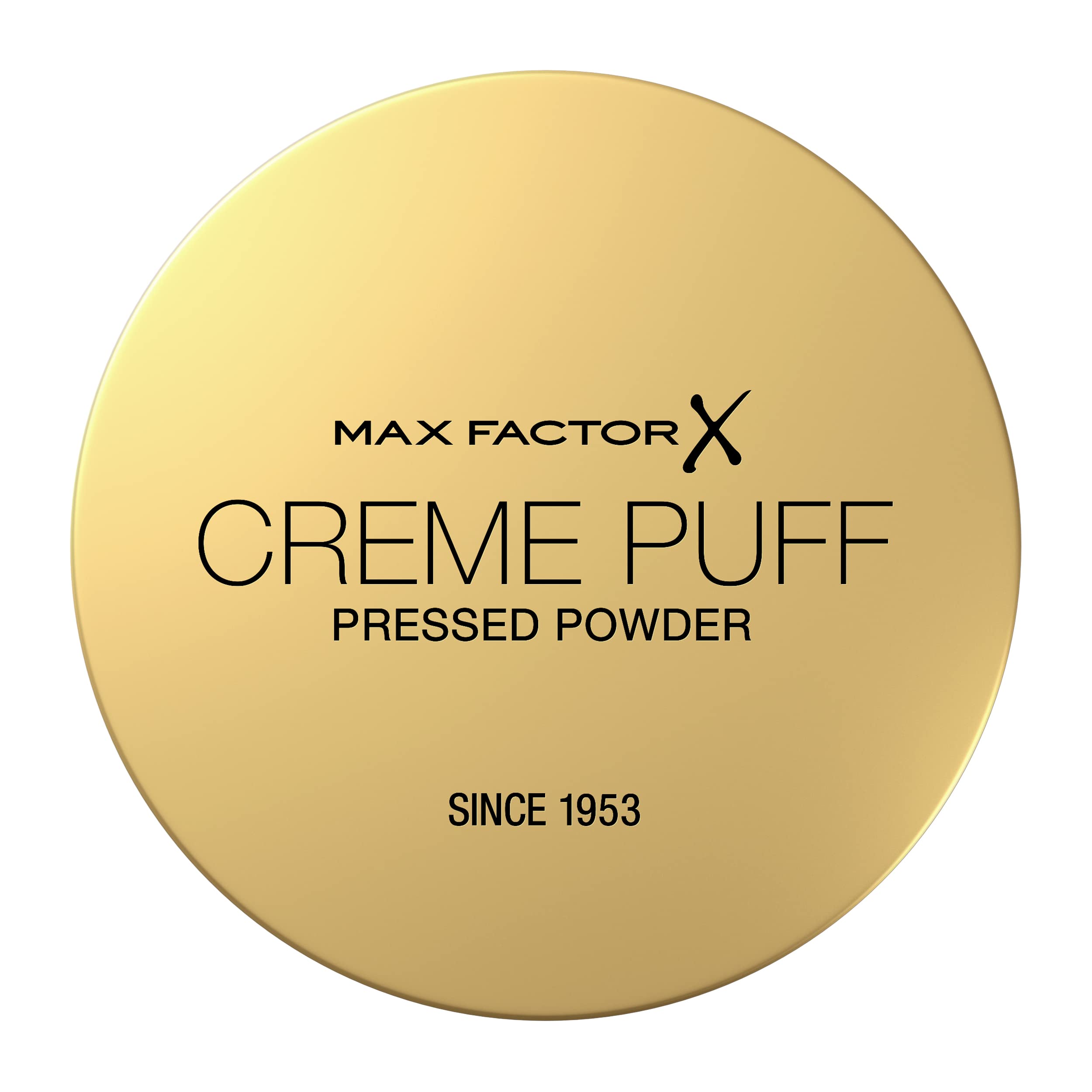 Max Factor Creme Puff Pressed Compact Powder, Glowing Formula for All Skin Types, 005 Translucent, 21 g