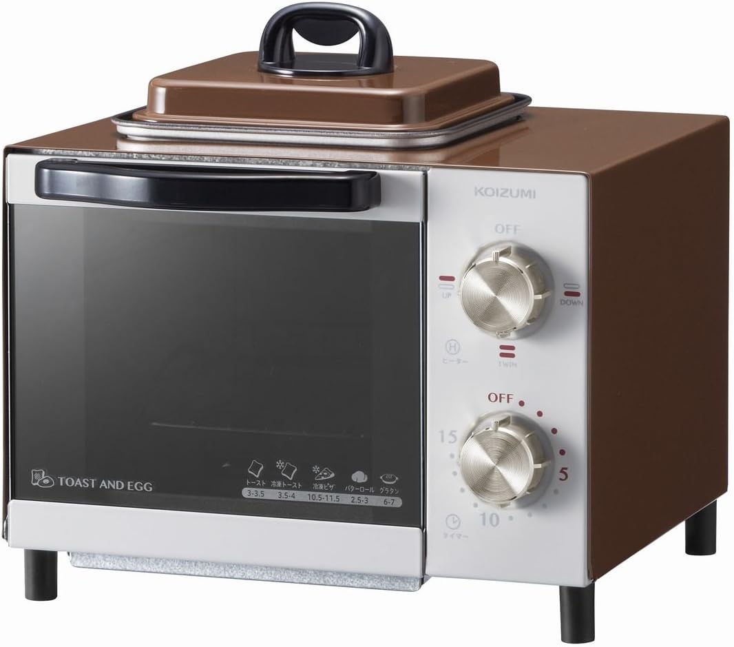 KOIZUMI Toaster oven With fried eggs function KOS-0703 (Brown)