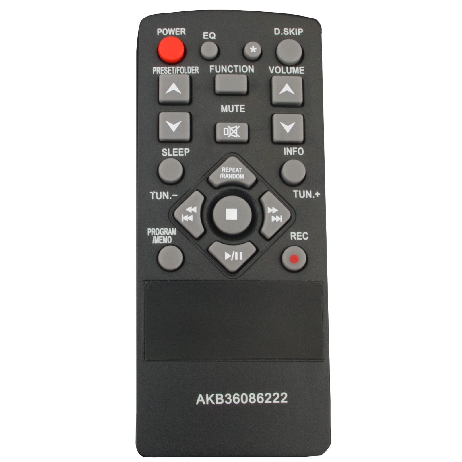 New AKB36086222 Replace Remote Control - VINABTY AKB36086222 Soundbar Remote Control Replacement fit for LG Sound Bar Remote Controller