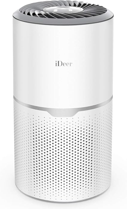 Amazon 空気清浄機 小型 一台三役 花粉 脱臭 花粉対策 ほこり ペット タバコ Pm2 5 軽量 静音 省エネ コンパクト フィルター 微細粒子99 97 除去可 3段階風量設定 適用面積8畳 ホワイト ｉｄｅｅｒ ｌｉｆｅ 空気清浄機