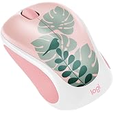 Logitech - Design Collection Limited Edition Wireless Compact Mouse with Colorful Designs - Chirpy Bird
