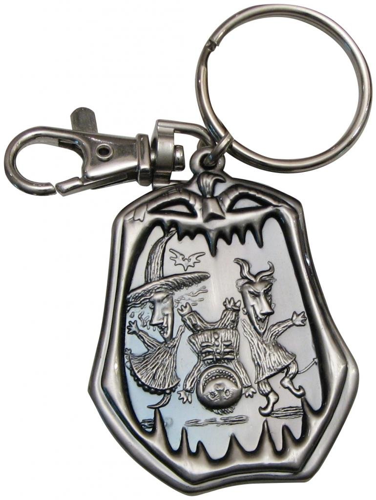 Nightmare Before Christmas Lock, Shock & Barrell Pewter Keyring