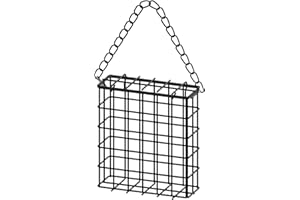 Suet Cages Birds Feeders - Wire Suet Bird Feeder | Metal Suet Cage Feeders | Outdoor Garden Suet Feeder | Durable Hanging Sue