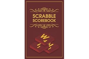 Scrabble Scorebook: Scrabble Score Sheets For Score Keeping And Recording The Game - Gift Idea