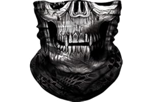 TERNNK Neck Gaiter Shield Scarf Bandana Face Mask Seamless UV Protection for Motorcycle Cycling Riding Running Headbands