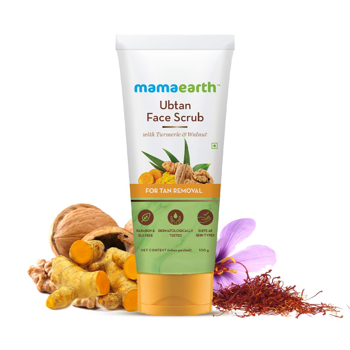 mamaearth ubtan natural face wash