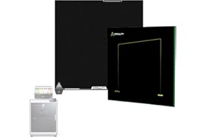 LOKKR Creality Upgraded K2 Plus Epoxy Resin Build Plate (370 * 370mm), Without Magnetic Flexible Steel Plate, Excellent Adhesion, High Flatness, 3D Printer Platform for K2P