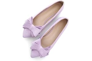 TN TANGNEST Women Fashion Bowknot Flats Comfort Pointed Toe Dress Shoes