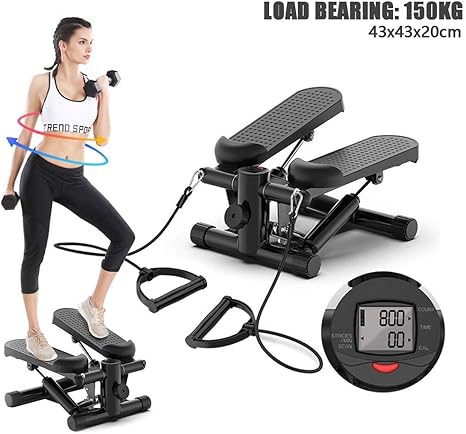 Aprilhp Mini Stepper, Step Cardio Fitness Maquina de Subir ...
