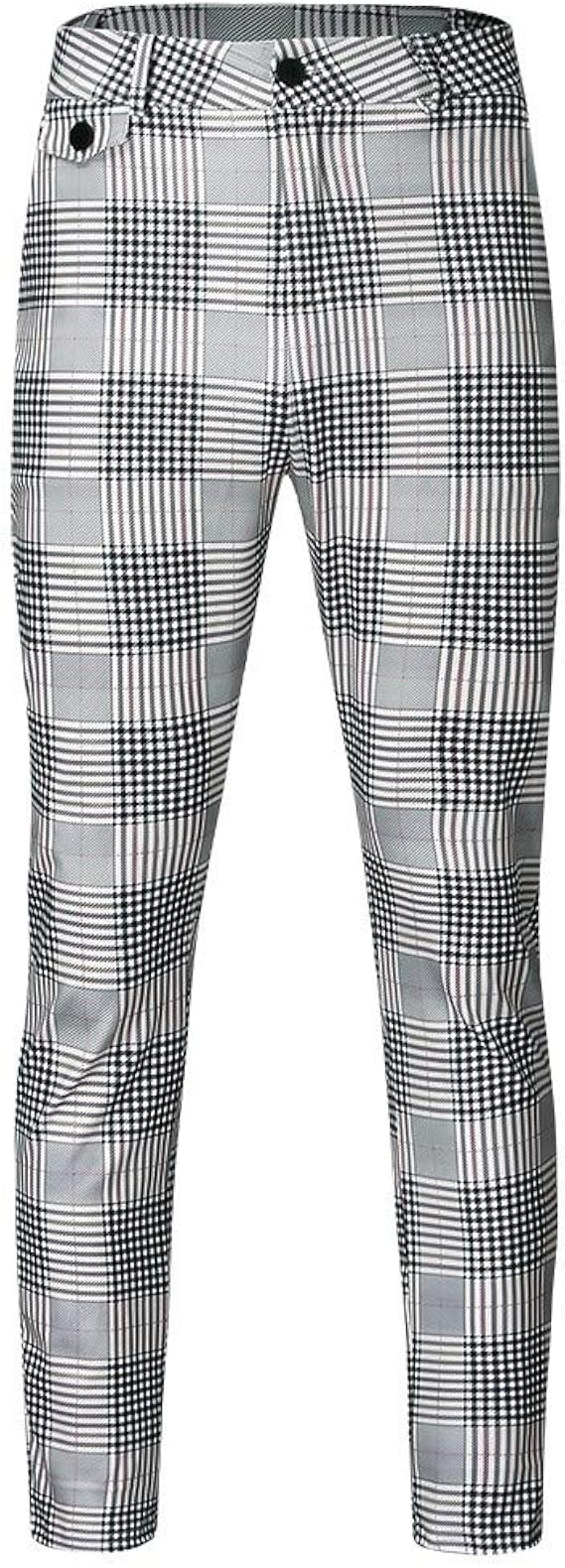 mens plaid pants size 44