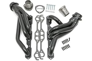 Hedman Hedders 69010 Standard Duty Uncoated Headers Tube Size 1.625 in. Collector Size 3 in. Mid Length Tube Incl. Headers/Ga