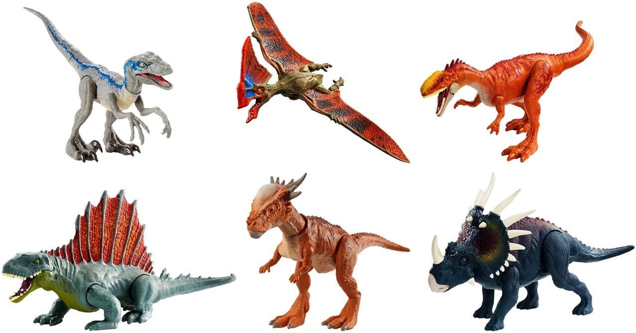 Mattel Dinosaur JURASSIC WORLD ATAQUE SALVAJE MOD SDOS Multicolour (GCR54