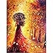 Artoree DIY 5D Diamond Painting by Number Kit for Adult, Full Drill Diamond Embroidery Kit Home Wall Decor-14x20 Autumn