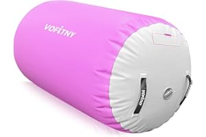 VOFiTNY Gymnastics Air Barrel Air Roller, Tumbling Trainer Octagon Mat Roller Back-bend for Home/Gym, Do Not Include Pump