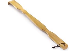 Omszte Bamboo Back Scratcher,100% Natural Bamboo Back Scratchers for Itching Relief,Strong & Sturdy 17 inches