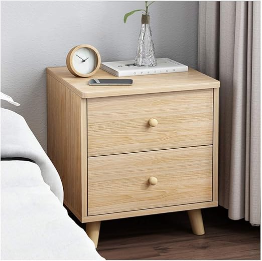 Amazon Com Nightstand Wooden Nightstand Storage Cabinet With Drawer Organizer Detachable Assembly Bedside Table Bedroom Furniture End Table Color C Kitchen Dining