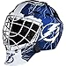 Franklin Sports Tampa Bay NHL Team Logo Mini Hockey Goalie Mask with Case - Collectible Goalie Mask with Official NHL Logos and Colors
