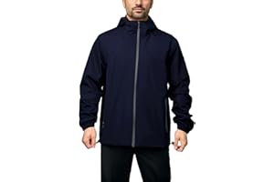 congluoki Rain Jacket Men Waterproof Windbreaker Lightweight Hooded Casual Coat for Daily Hiking Cycling Coat