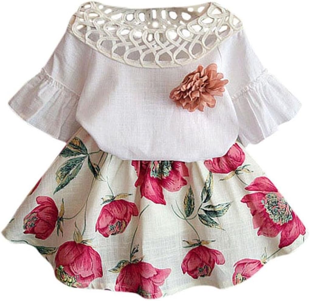 summer dress with flowers