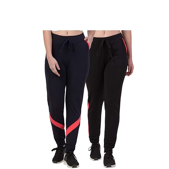 solid black track pants