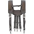 Estwing Cooling Mesh Padded Tool Belt Suspenders, Durable, Steel Hardware, Chest Strap, Adjustable