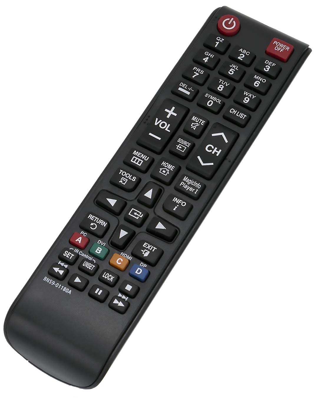 VINABTY BN59-01180A Replacement Remote Fit for Samsung LFD Display Monitor DH40D SMT-3232 SMT-4032 DB10D EM75E DC32E DC48E-H DB22D ML32E UD46D-P UD46E-A UD46E-C UD46E-B UD55E-B UD55E-P UD55E-S
