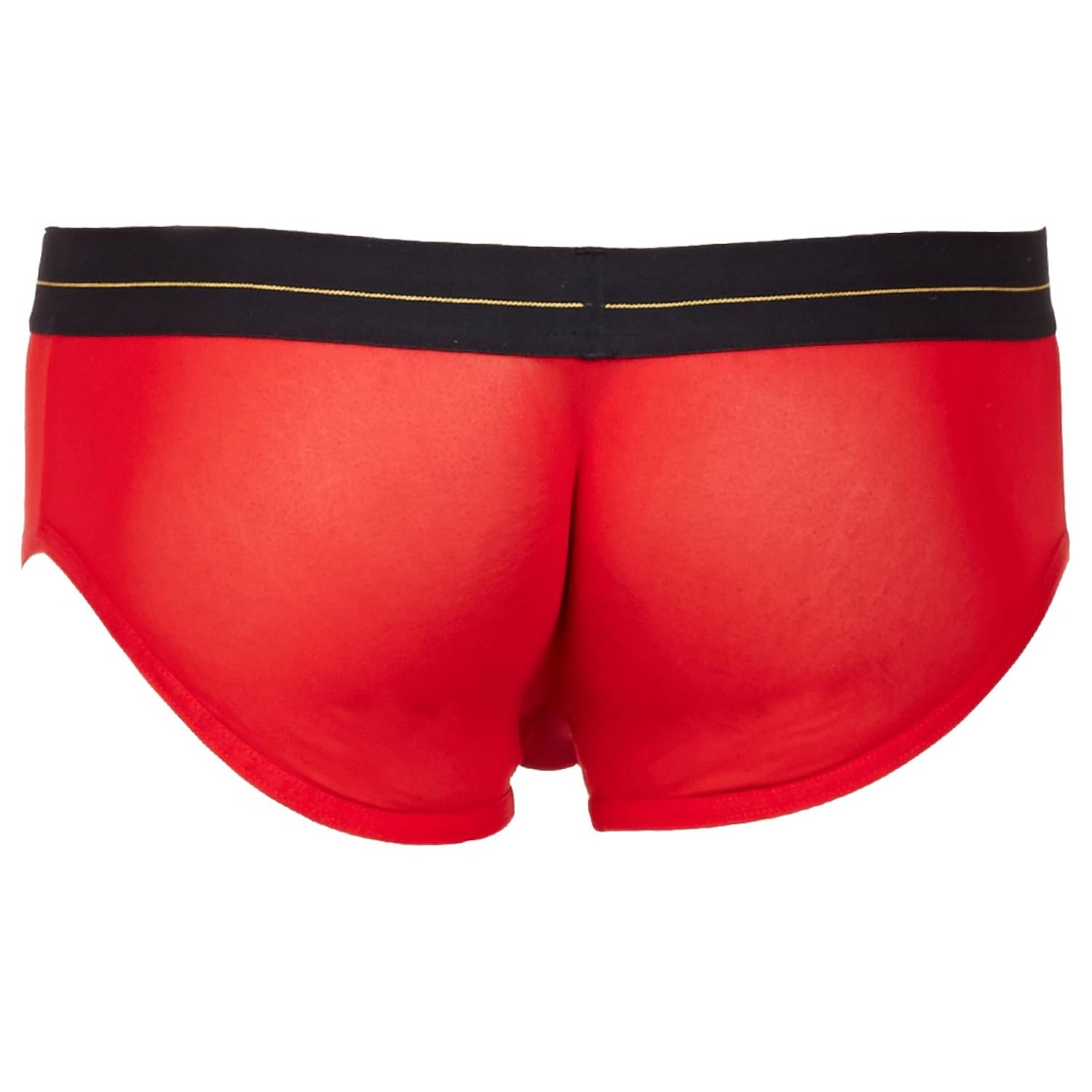 la intimo men's red nylon spandex power boy shorts
