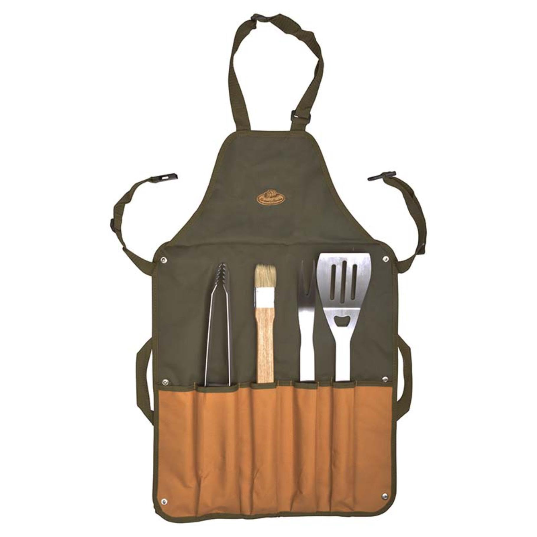 Apron with BBQ Tools