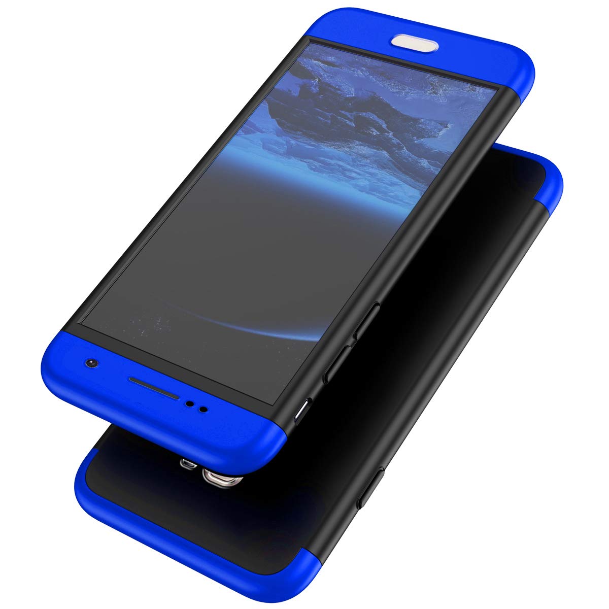 JAWSEU Funda Compatible con Samsung Galaxy S8 Plus 360 Grados ...