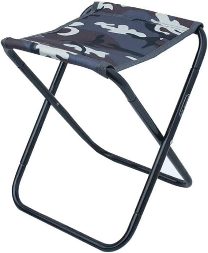 Hanrd Sgabello Pieghevole Portatile, Sgabello Pieghevole da Campeggio, Leggero e Resistente, Fino a 100 kg, Per Campeggio, Pesca, Escursioni E Viaggi