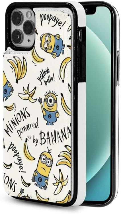 Amazon Fawgawv ミニオン スマホケース 機能的 Iphoneケース カバー 保護ケース 背面手帳型ケース Iphone12 家電 カメラ オンライン通販