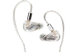 HiFiGo TANCHJIM Kara Flagship 1 DD + 4 BA in-Ear Monitors, 5 Hybrid Drivers IEMs in-Ear Earphone with Natural Tone and Lively Sound (Kara)